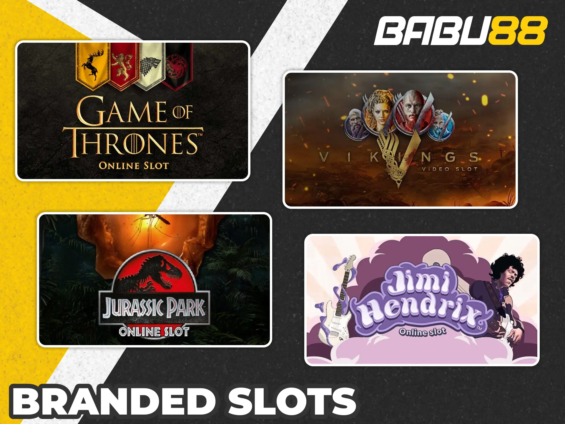 Play slots themed as your favourite films at Babu88.