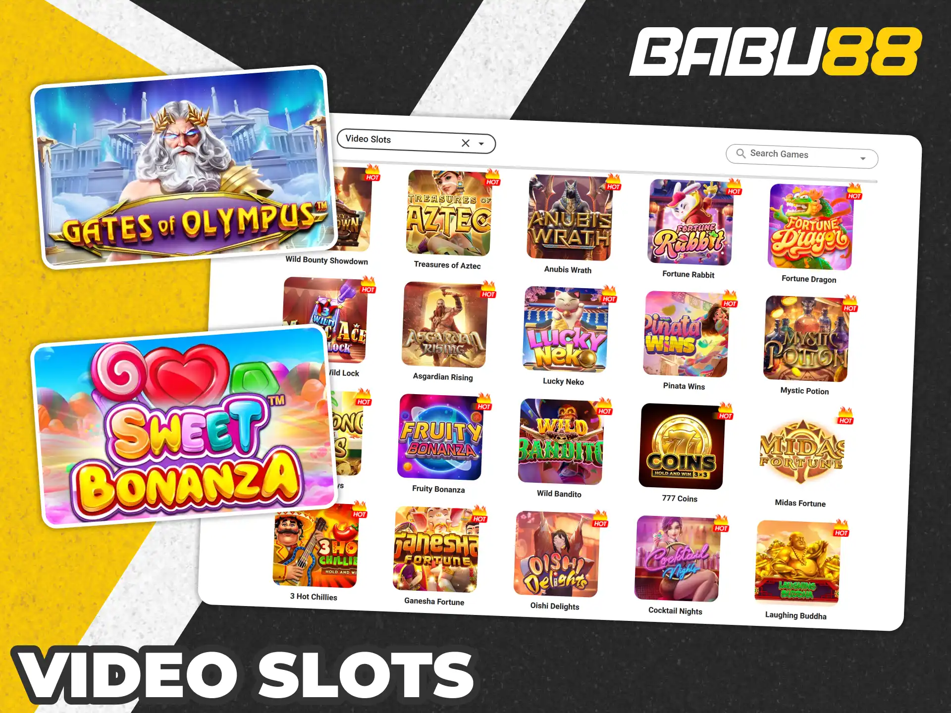Enjoy popular video slots with Babu88 bonuses.
