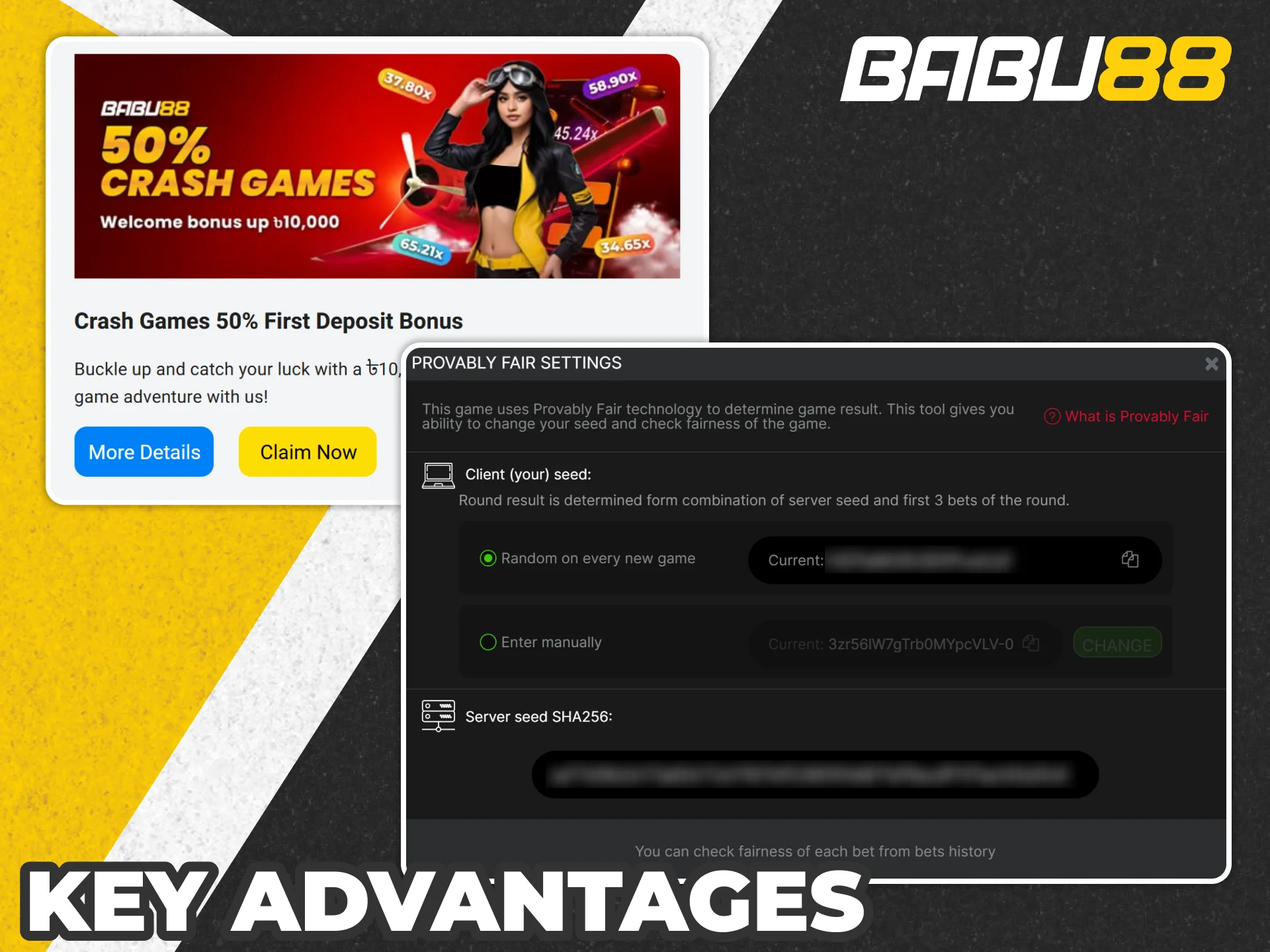 Take those advantages on your side and start playing Babu88 Aviator game.