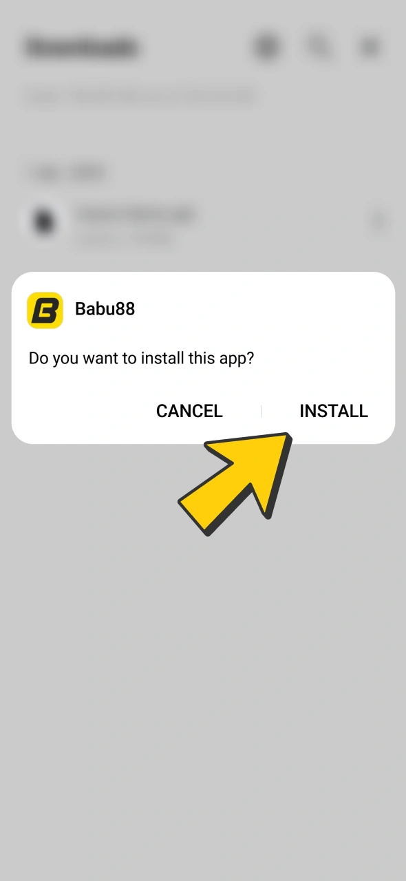 Install Babu88 APK after downloading it from official website.