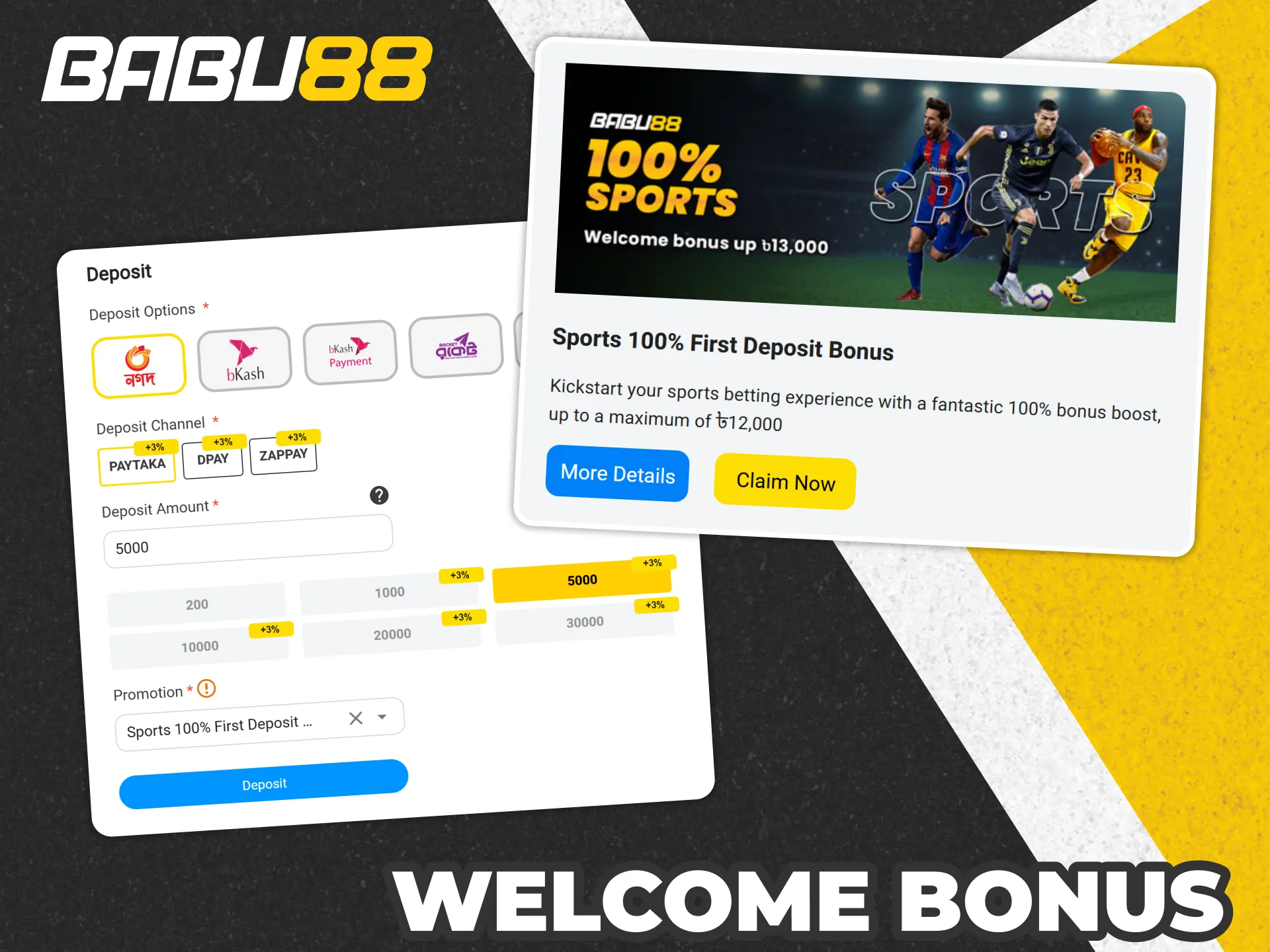 Claim your welcome deposit bonus for esports from Babu88.