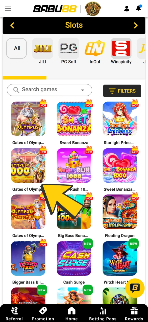 Use selected bonus on sports or casino games and win more at Babu88.