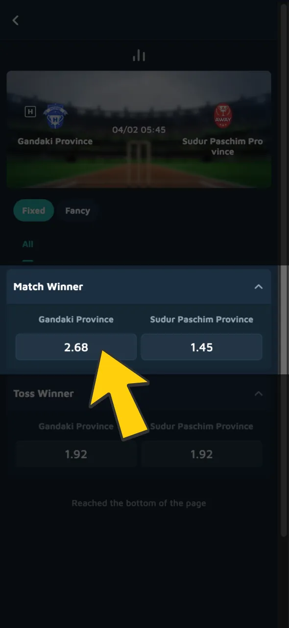 Place a bet on your favorite teams and players with just a few clicks at Babu88.